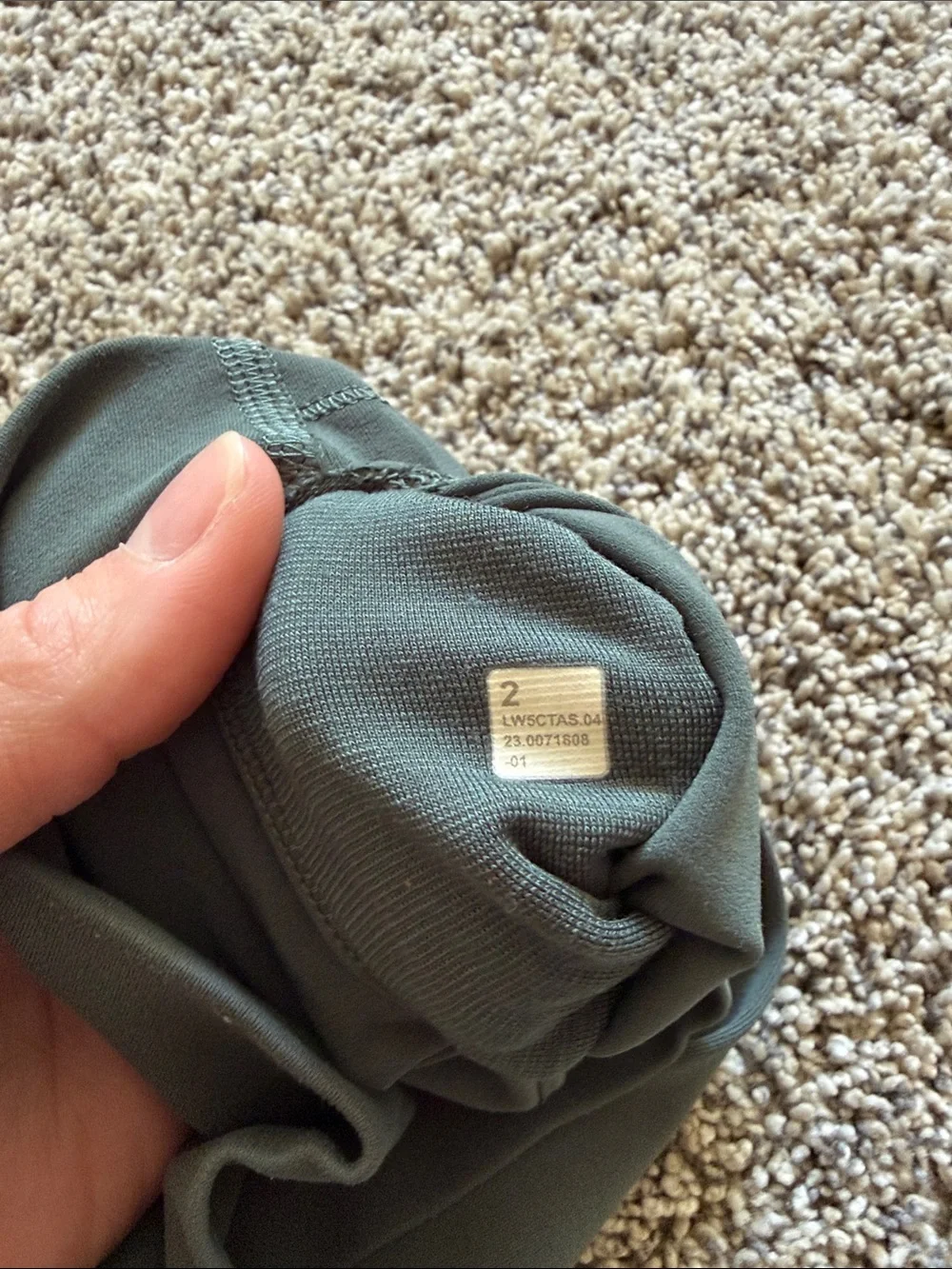 lululemon athletica Align II High-Rise Leggings - Teal Green (Dark Forest) 25” - Picture 2 of 6